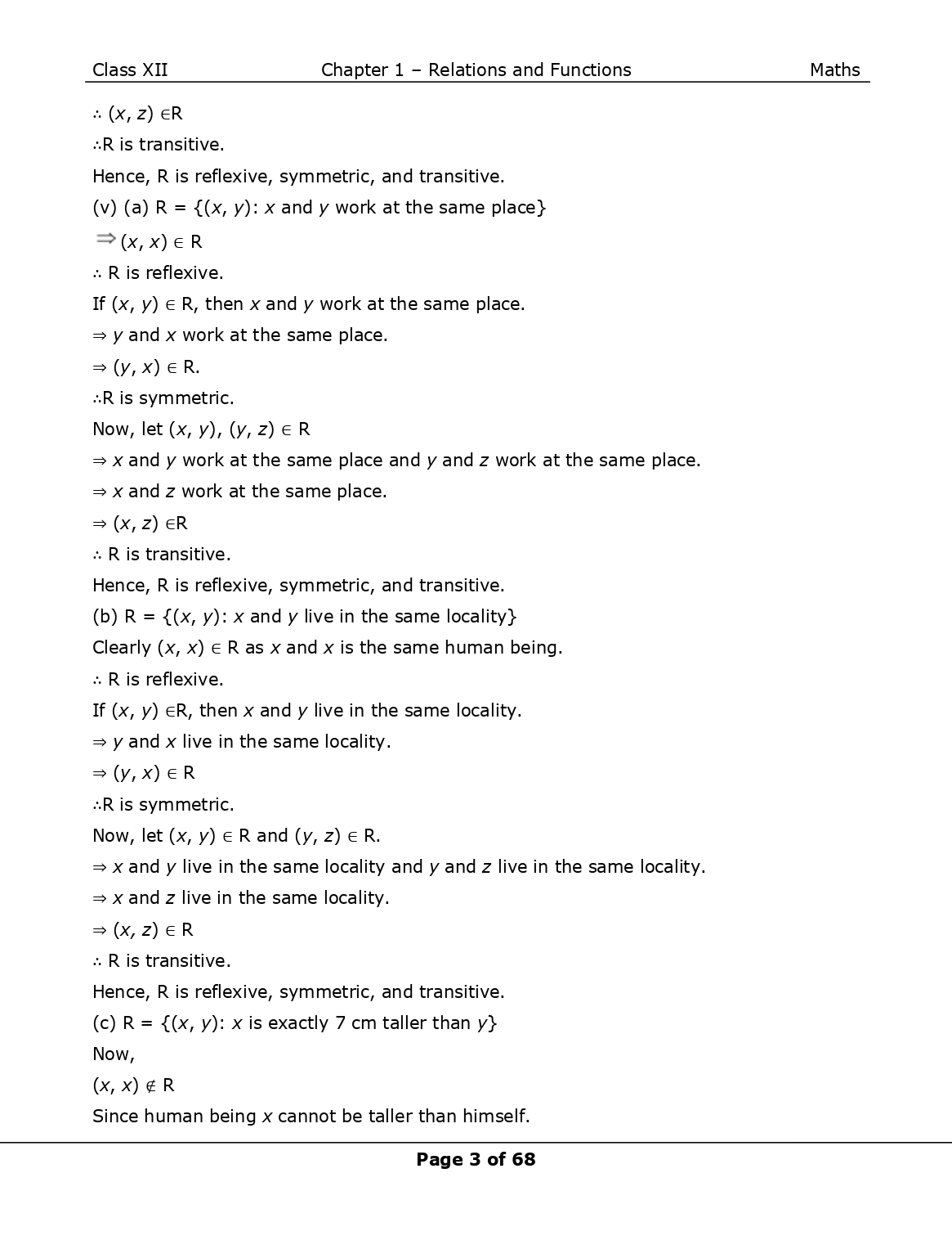NCERT Class 12 Maths Chapter 1 Relations and Functions Solutions Page 3